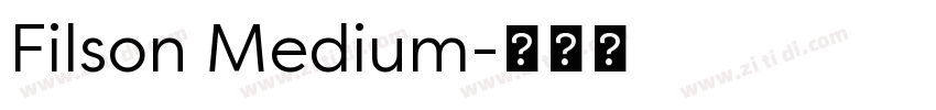 Filson Medium字体转换